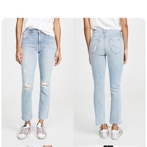 Mother the rascal ankle‎ snippet jeans